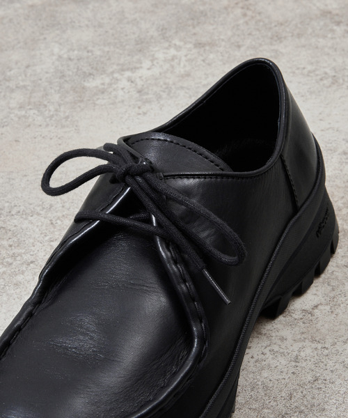 PADRONE(パドローネ)の「PADRONE パドローネ / TYROLEAN SHOES with 884C Vibram ビブラムソールチロリアンシューズ / PU8840-2003(ブーツ・メンズ・ブラック・40/41/42/43)」の10枚目の写真