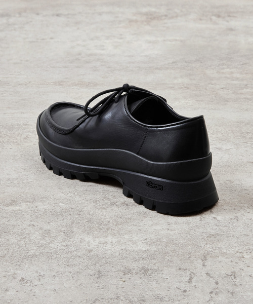 PADRONE(パドローネ)の「PADRONE パドローネ / TYROLEAN SHOES with 884C Vibram ビブラムソールチロリアンシューズ / PU8840-2003(ブーツ・メンズ・ブラック・40/41/42/43)」の13枚目の写真