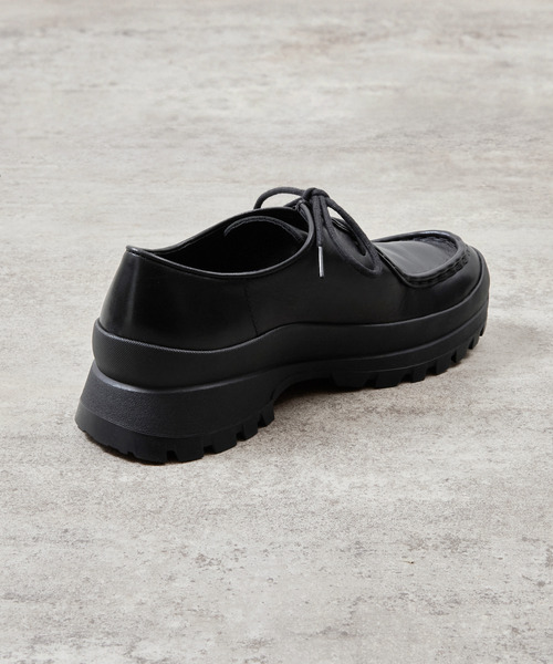 PADRONE(パドローネ)の「PADRONE パドローネ / TYROLEAN SHOES with 884C Vibram ビブラムソールチロリアンシューズ / PU8840-2003(ブーツ・メンズ・ブラック・40/41/42/43)」の14枚目の写真