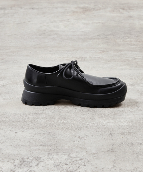 PADRONE(パドローネ)の「PADRONE パドローネ / TYROLEAN SHOES with 884C Vibram ビブラムソールチロリアンシューズ / PU8840-2003(ブーツ・メンズ・ブラック・40/41/42/43)」の15枚目の写真