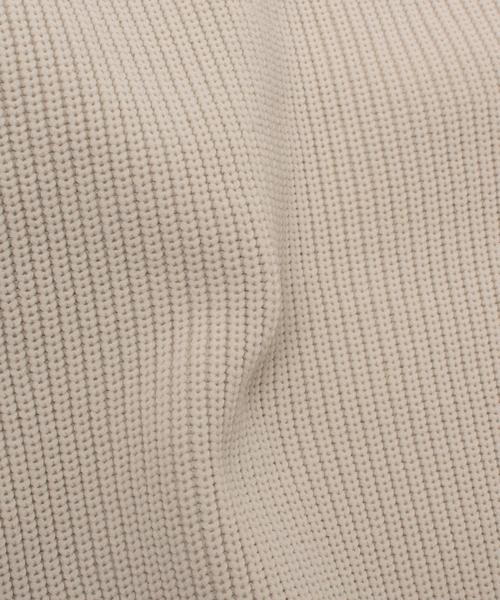 MYSELF ABAHOUSE（マイセルフアバハウス）の「ルーズ シルエット ポリ ハイゲージ クルーネック ニット（ニット/セーター・メンズ・ホワイト系その他/ブラック/オレンジ/ブルー系その他/ベージュ・S/M/L/XL）」の14枚目の写真