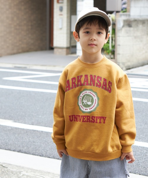 PAIRMANON STREET（ペアマノンストリート）の「【PAIRMANON STREET】ロゴプリント オーバーサイズ トレーナー（スウェット・キッズ・グレー系その他3/ブルー系その他3/ブルー系その他/ホワイト系その他/ブルー系その他2/レッド系その他/グレー系その他2/グリーン系その他/グレー系その他/マスタード/ブラック系その他/レッド系その他3/レッド系その他2/グレー系その他4/ブラウン系その他/ブラック系その他2/ピンク系その他/グリーン系その他2/ブラック系その他3/イエロー系その他・120/110/150/140/90/100/130）」の17枚目の写真