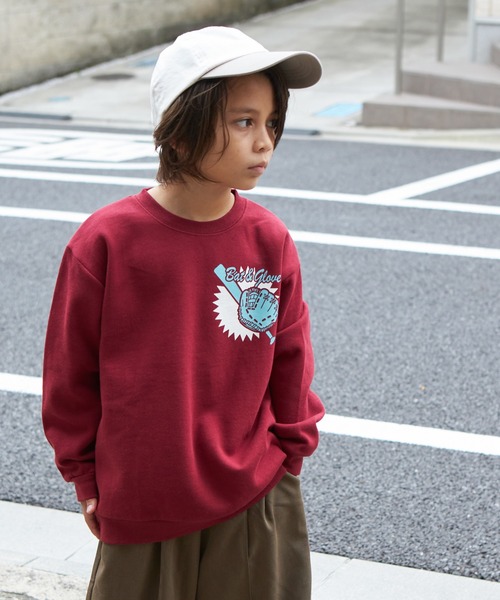 PAIRMANON STREET（ペアマノンストリート）の「【PAIRMANON STREET】ロゴプリント オーバーサイズ トレーナー（スウェット・キッズ・グレー系その他3/ブルー系その他3/ブルー系その他/ホワイト系その他/ブルー系その他2/レッド系その他/グレー系その他2/グリーン系その他/グレー系その他/マスタード/ブラック系その他/レッド系その他3/レッド系その他2/グレー系その他4/ブラウン系その他/ブラック系その他2/ピンク系その他/グリーン系その他2/ブラック系その他3/イエロー系その他・120/110/150/140/90/100/130）」の20枚目の写真