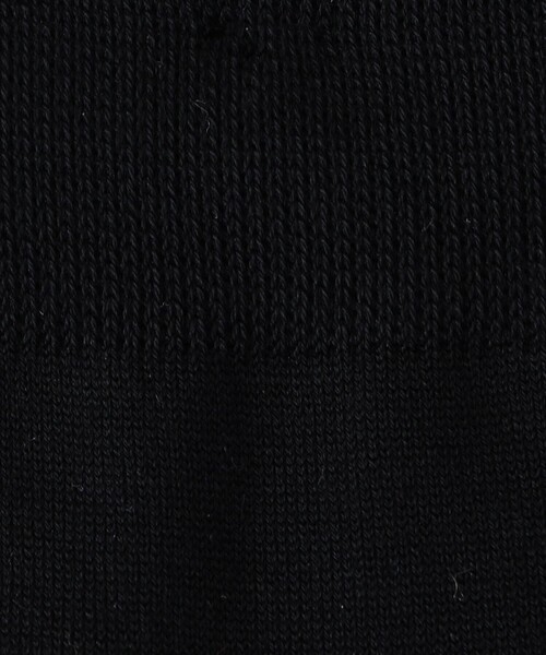 H　BEAUTY&YOUTH UNITED ARROWS（エイチビューティーアンドユースユナイテッドアローズ）の「＜H＞200N シルケット パイル レギュラー ソックス/ウィメンズ（ソックス/靴下・レディース・ブラック/ホワイト・FREE）」の5枚目の写真
