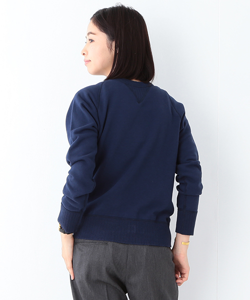 BEAMS BOY（ビームスボーイ）の「BEAMS BOY / カラー 裏毛フリーダム スウェットクルー（スウェット・レディース・レッド/ネイビー・ONE SIZE）」の15枚目の写真