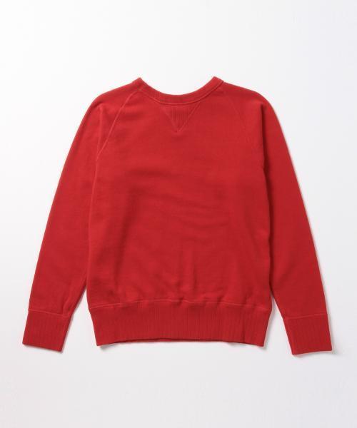 BEAMS BOY（ビームスボーイ）の「BEAMS BOY / カラー 裏毛フリーダム スウェットクルー（スウェット・レディース・レッド/ネイビー・ONE SIZE）」の4枚目の写真