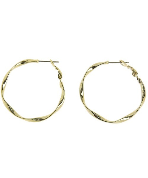 itam（アイタム）の「【itam】アイタム/ ツイストフープピアス（ピアス（両耳用）・レディース・シルバー/ゴールド・FREE）」の7枚目の写真