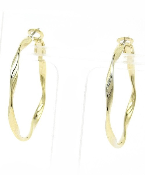 itam（アイタム）の「【itam】アイタム/ ツイストフープピアス（ピアス（両耳用）・レディース・シルバー/ゴールド・FREE）」の9枚目の写真