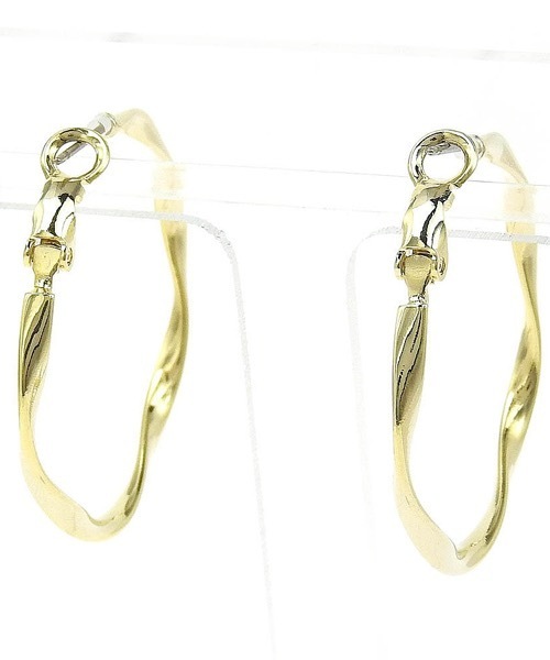 itam（アイタム）の「【itam】アイタム/ ツイストフープピアス（ピアス（両耳用）・レディース・シルバー/ゴールド・FREE）」の10枚目の写真