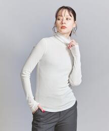 BEAUTY&YOUTH UNITED ARROWS | コットンテレコ リブ シアー タートルネック カットソー 2(Tシャツ/カットソー)