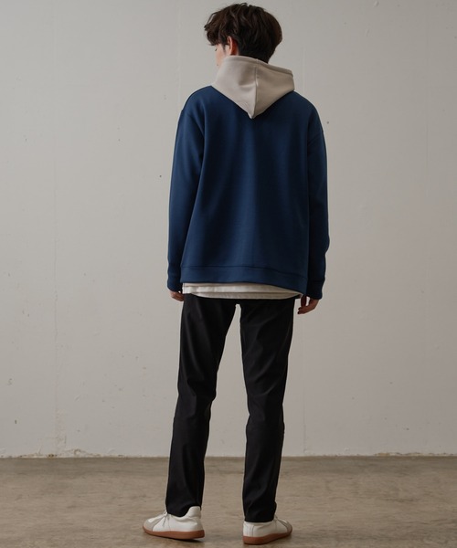 【BLUE STANDARD/ブルースタンダード】極ストレッチ スーパーストレッチ スリムテーパード トラウザー 美脚パンツ ビジカジ（その他パンツ）｜Blue Standard （ブルースタンダード）