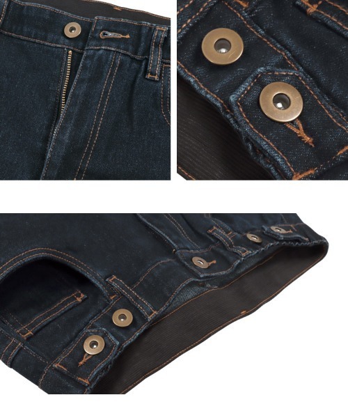 KOBE LETTUCE（コウベレタス）の「内緒のウエストゴム　超楽ストレッチストレートワイドデニム（デニムパンツ・レディース・インディゴブルー/ワンウォッシュ/ブルー/ブルー系2/ブルー系1/ブルー系/ブラック/ライトブルー・L/LL/M）」の14枚目の写真