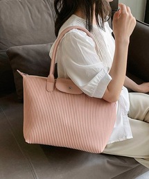 shopnikoniko | 合成皮革 プリーツ トートバッグ A4(トートバッグ)
