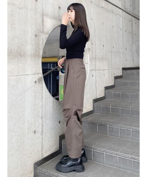 ヴィンテージ ユーズド 古着 ダブル セットアップ グレージュ ウール モード ウールブレンデッドマキシマルダブルコートベージュ - S SY | 60