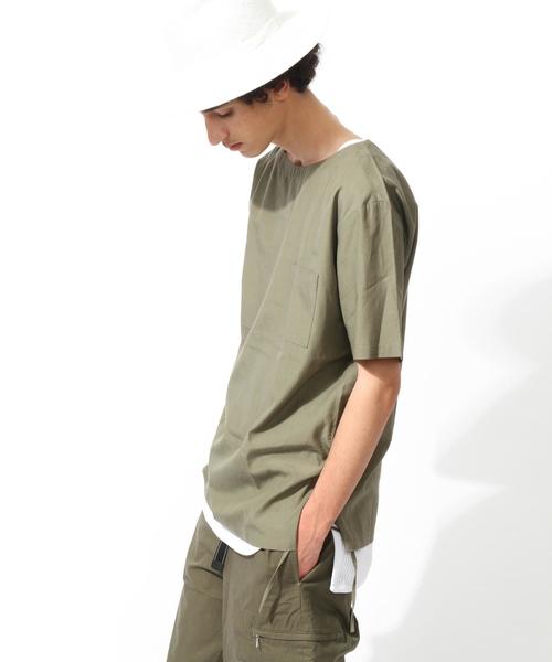 MONKEY TIME(モンキータイム)の「<monkey time> サイドレース プルオーバーシャツ◆(シャツ/ブラウス・メンズ・グレー/オリーブ・MEDIUM/SMALL/X-LARGE/LARGE)」の18枚目の写真