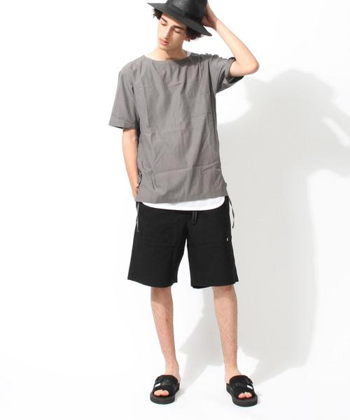 MONKEY TIME(モンキータイム)の「<monkey time> サイドレース プルオーバーシャツ◆(シャツ/ブラウス・メンズ・グレー/オリーブ・MEDIUM/SMALL/X-LARGE/LARGE)」の4枚目の写真