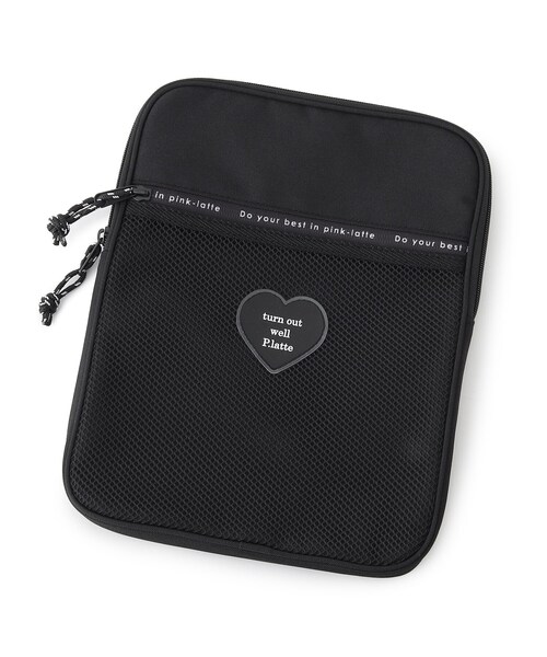 PINK-latte（ピンクラテ）の「【スクールグッズ】タブレットケース（その他・キッズ・ブラック/ライトブルー/ライトパープル・00）」の2枚目の写真