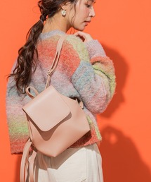 【KOREAN ITEM】フェイクレザーリュックショルダーバッグ