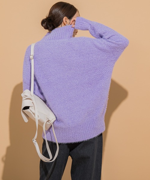 VICKY(ビッキー)の「【KOREAN ITEM】フェイクレザーリュックショルダーバッグ(ショルダーバッグ・レディース・ブラック/ピンク/オフホワイト・FREE)」の21枚目の写真