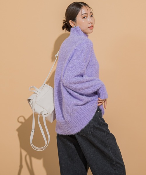 VICKY(ビッキー)の「【KOREAN ITEM】フェイクレザーリュックショルダーバッグ(ショルダーバッグ・レディース・ブラック/ピンク/オフホワイト・FREE)」の22枚目の写真