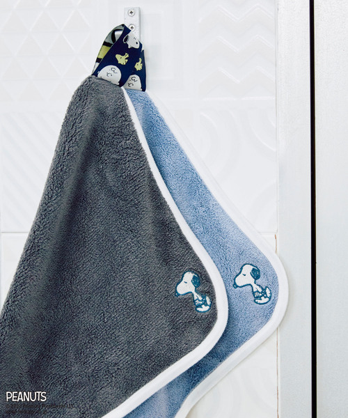 PEANUTS（ピーナッツ）の「【ピーナッツ/PEANUTS】スヌーピーサウナ吸水マット（タオル・レディース・ベージュ/チャコールグレー/ブルー・フリー）」の19枚目の写真