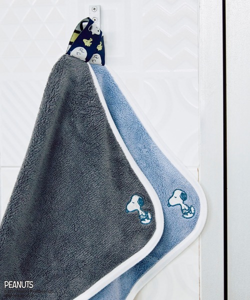 PEANUTS（ピーナッツ）の「【ピーナッツ/PEANUTS】スヌーピーサウナ吸水マット（タオル・レディース・ベージュ/チャコールグレー/ブルー・フリー）」の11枚目の写真