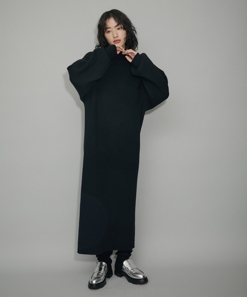 ADAM ET ROPE'（アダムエロペ）の「【WEB限定】リブレッグウォーマー（レッグウォーマー・レディース・チャコールグレー/ブラック/サックスブルー・FREE）」の4枚目の写真