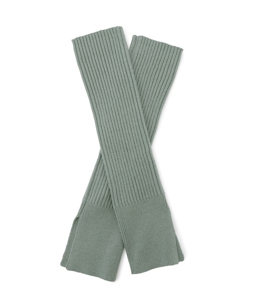 ADAM ET ROPE'（アダムエロペ）の「【WEB限定】リブレッグウォーマー（レッグウォーマー・レディース・チャコールグレー/ブラック/サックスブルー・FREE）」の8枚目の写真