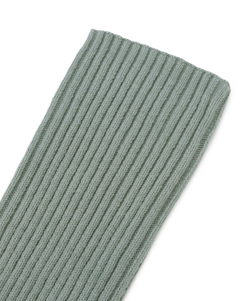 ADAM ET ROPE'（アダムエロペ）の「【WEB限定】リブレッグウォーマー（レッグウォーマー・レディース・チャコールグレー/ブラック/サックスブルー・FREE）」の9枚目の写真