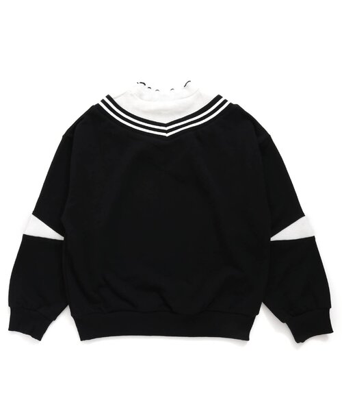 algy（アルジー）の「ラインリブドッキングトレーナー（スウェット・キッズ・ブラック/グリーン/サックスブルー・XX-SMALL/X-SMALL/XXX-SMALL/SMALL/MEDIUM）」の12枚目の写真