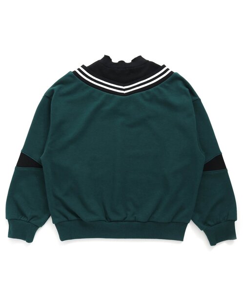 algy（アルジー）の「ラインリブドッキングトレーナー（スウェット・キッズ・ブラック/グリーン/サックスブルー・XX-SMALL/X-SMALL/XXX-SMALL/SMALL/MEDIUM）」の13枚目の写真