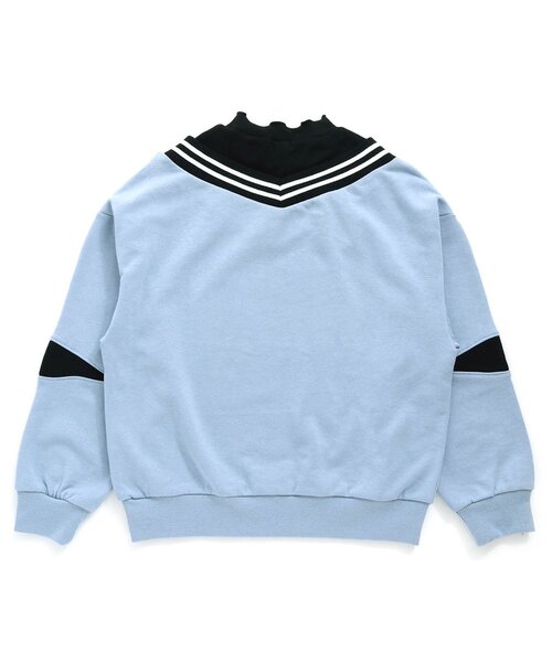 algy（アルジー）の「ラインリブドッキングトレーナー（スウェット・キッズ・ブラック/グリーン/サックスブルー・XX-SMALL/X-SMALL/XXX-SMALL/SMALL/MEDIUM）」の14枚目の写真