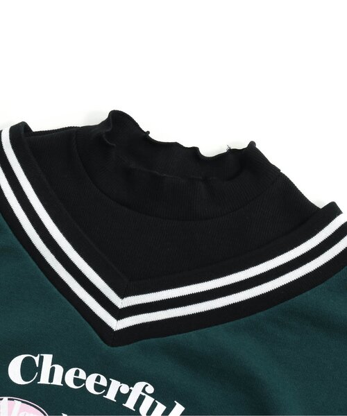 algy（アルジー）の「ラインリブドッキングトレーナー（スウェット・キッズ・ブラック/グリーン/サックスブルー・XX-SMALL/X-SMALL/XXX-SMALL/SMALL/MEDIUM）」の15枚目の写真