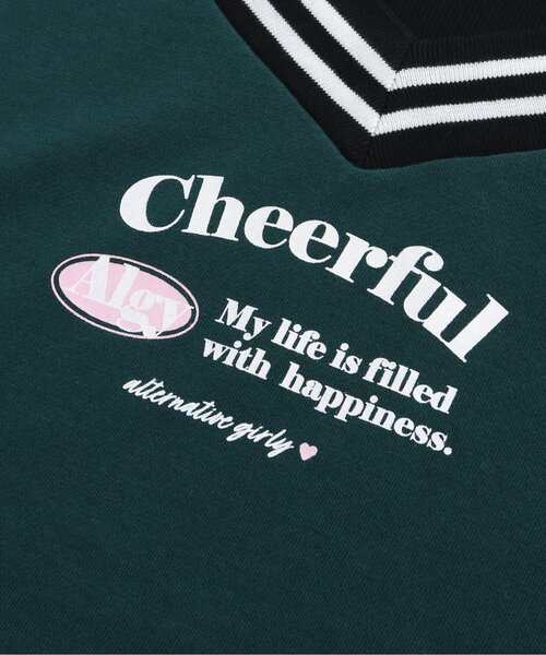 algy（アルジー）の「ラインリブドッキングトレーナー（スウェット・キッズ・ブラック/グリーン/サックスブルー・XX-SMALL/X-SMALL/XXX-SMALL/SMALL/MEDIUM）」の16枚目の写真
