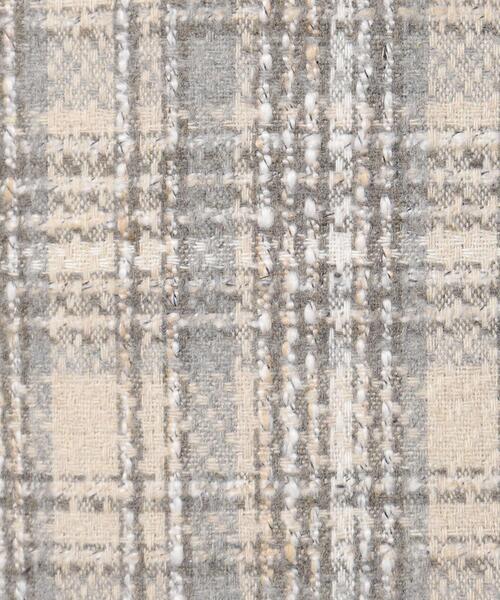 grove（グローブ）の「◆ニュアンスカラーのチェックがキャッチーなキーネックジャンドレ（ワンピース・レディース・ベージュ系1/グレー系1/ブラック・02/03/01/05/04）」の7枚目の写真