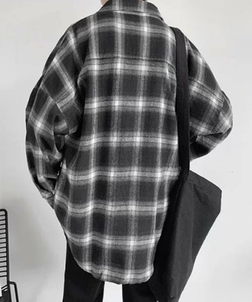 BENDER TOKYO(ベンダートウキョウ)の「【BENDER TOKYO】フランネル 長袖シャツ オンブレチェックシャツ(シャツ/ブラウス・メンズ・ホワイト/レッド/ブラック×ホワイト/ブラック・L/M)」の20枚目の写真