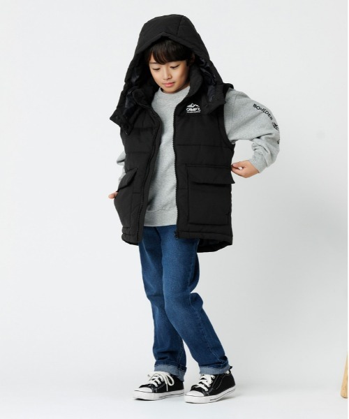 CAMP7】フード袖取り外し3WAY中綿ジャケット（ダウンジャケット/コート