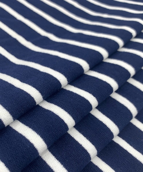 NOWLE（ノウル）の「【NOWLE】ルーズシルエット ボーダー ロンT（Tシャツ/カットソー・メンズ・ネイビー/ホワイト・MEDIUM/X-LARGE/LARGE）」の18枚目の写真