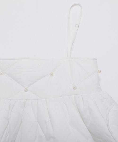 MERAKI（メラキ）の「[MERAKI]パールキャミトップス（キャミソール
