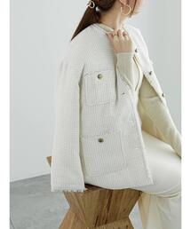 Te chichi | モールツイードパデッドジャケット(その他アウター)