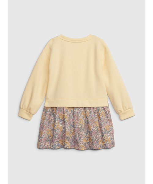 GAP（ギャップ）の「2in1 スウェットワンピース (幼児)（ワンピース・キッズ・ライトブルー/イエロー・12-18M/18-24M/4 YRS/5 YRS/6-12M/2 YRS/3 YRS/3-6M）」の5枚目の写真