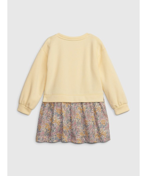 GAP（ギャップ）の「2in1 スウェットワンピース (幼児)（ワンピース・キッズ・ライトブルー/イエロー・12-18M/18-24M/4 YRS/5 YRS/6-12M/2 YRS/3 YRS/3-6M）」の4枚目の写真