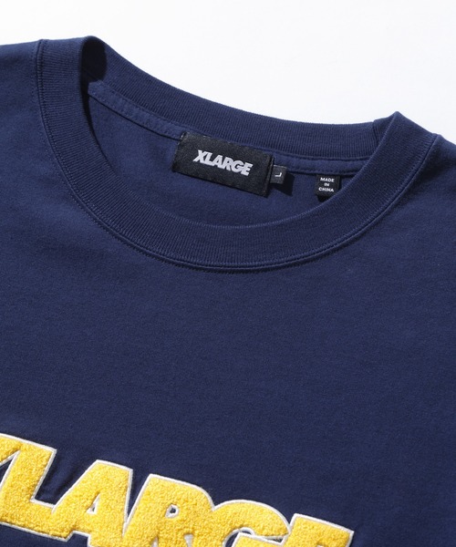 XLARGE(エクストララージ)の「STANDARD LOGO L/S TEE(Tシャツ/カットソー・メンズ・ブラック/グリーン/ネイビー/ホワイト・XL/S/L/M)」の8枚目の写真