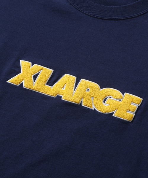 XLARGE(エクストララージ)の「STANDARD LOGO L/S TEE(Tシャツ/カットソー・メンズ・ブラック/グリーン/ネイビー/ホワイト・XL/S/L/M)」の9枚目の写真