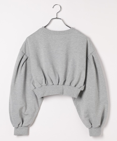 Heather（ヘザー）の「クロップドロゴ裏毛スウェット  102086（スウェット・レディース・ライトブルー/グレー/オートミール・FREE）」の19枚目の写真
