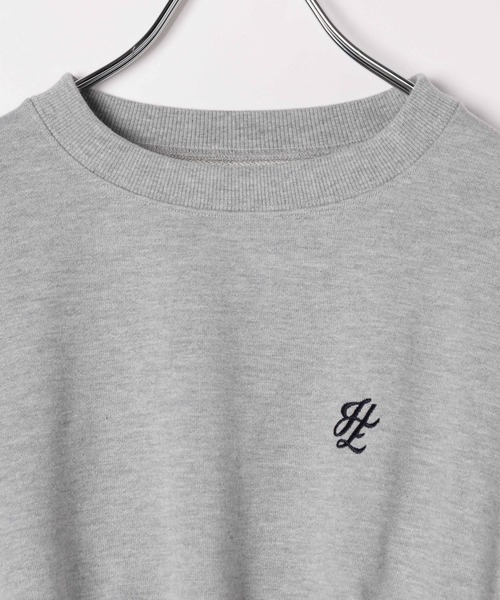 Heather（ヘザー）の「クロップドロゴ裏毛スウェット  102086（スウェット・レディース・ライトブルー/グレー/オートミール・FREE）」の20枚目の写真