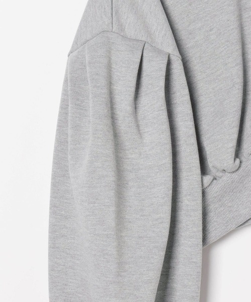 Heather（ヘザー）の「クロップドロゴ裏毛スウェット  102086（スウェット・レディース・ライトブルー/グレー/オートミール・FREE）」の22枚目の写真