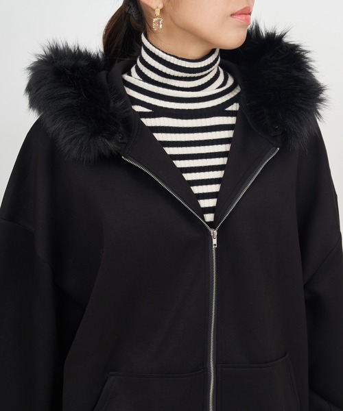 ROYAL PARTY（ロイヤルパーティー）の「ファー付ルーズシルエット  