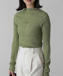 FREE'S MART | ◆シャーリング配色メローカットソー(Tシャツ/カットソー)