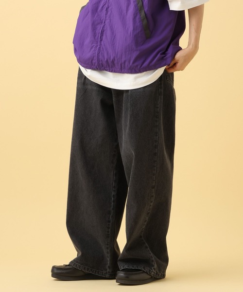 PBLIM(ページボーイリム)の「PBLIM/タックデニムパンツ(デニムパンツ・レディース・レッド/ブラック/ライトブルー・MEDIUM/LARGE)」の6枚目の写真